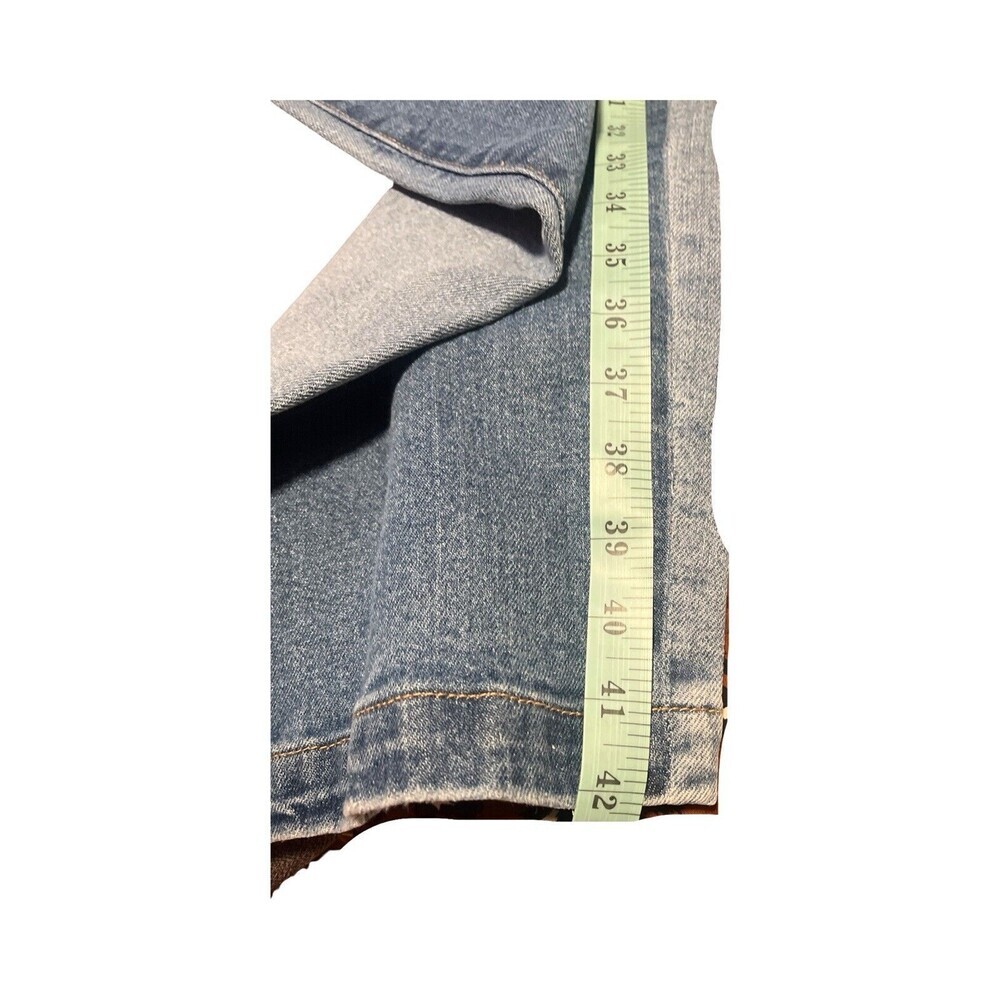 NWT AND NOW THIS Ultra Rise Straight Leg 2Toned Denim Jeans Women’s Plus Size-14 - Picture 12 of 14